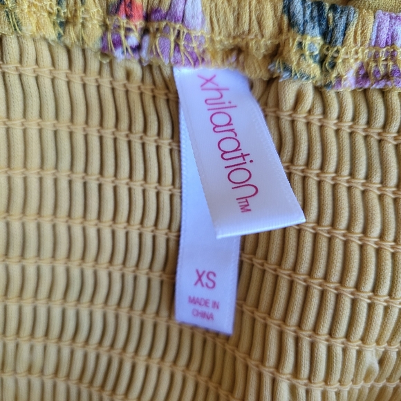 NWOT Xhileration Mock Wrap Floral Mini Dress size XS - Picture 7 of 7